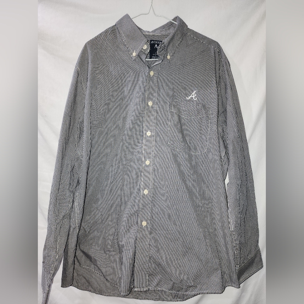 Antigua Atlanta Braves button down